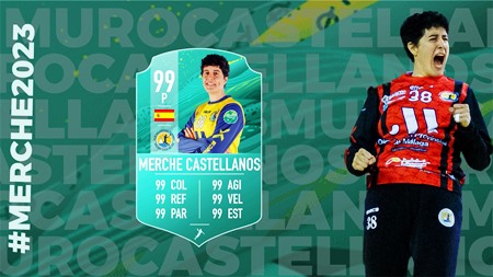 DHF. Costa del Sol renueva a su meta, Merche Castellanos, hasta 2023. Foto